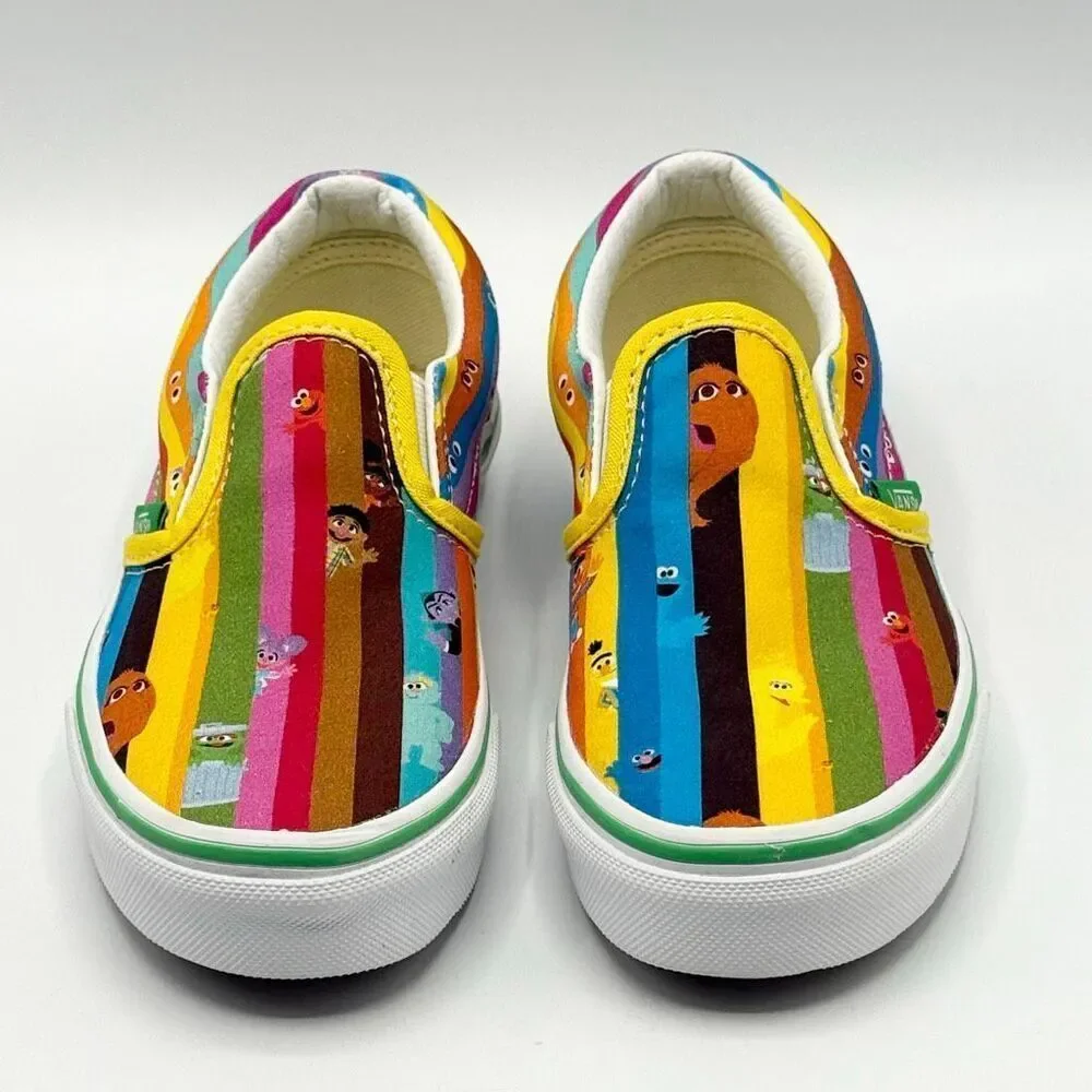 Vans x Sesame Street Slip On Canvas Sneakers - New No Box - US Kids’ size 13